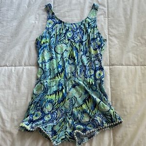 Lily Pulitzer Romper Bright Kids Size XL